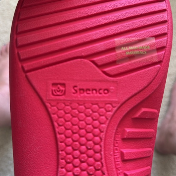 New Spenco Flip Flops with Patriotic Print women’s size 9 - Picture 5 of 7